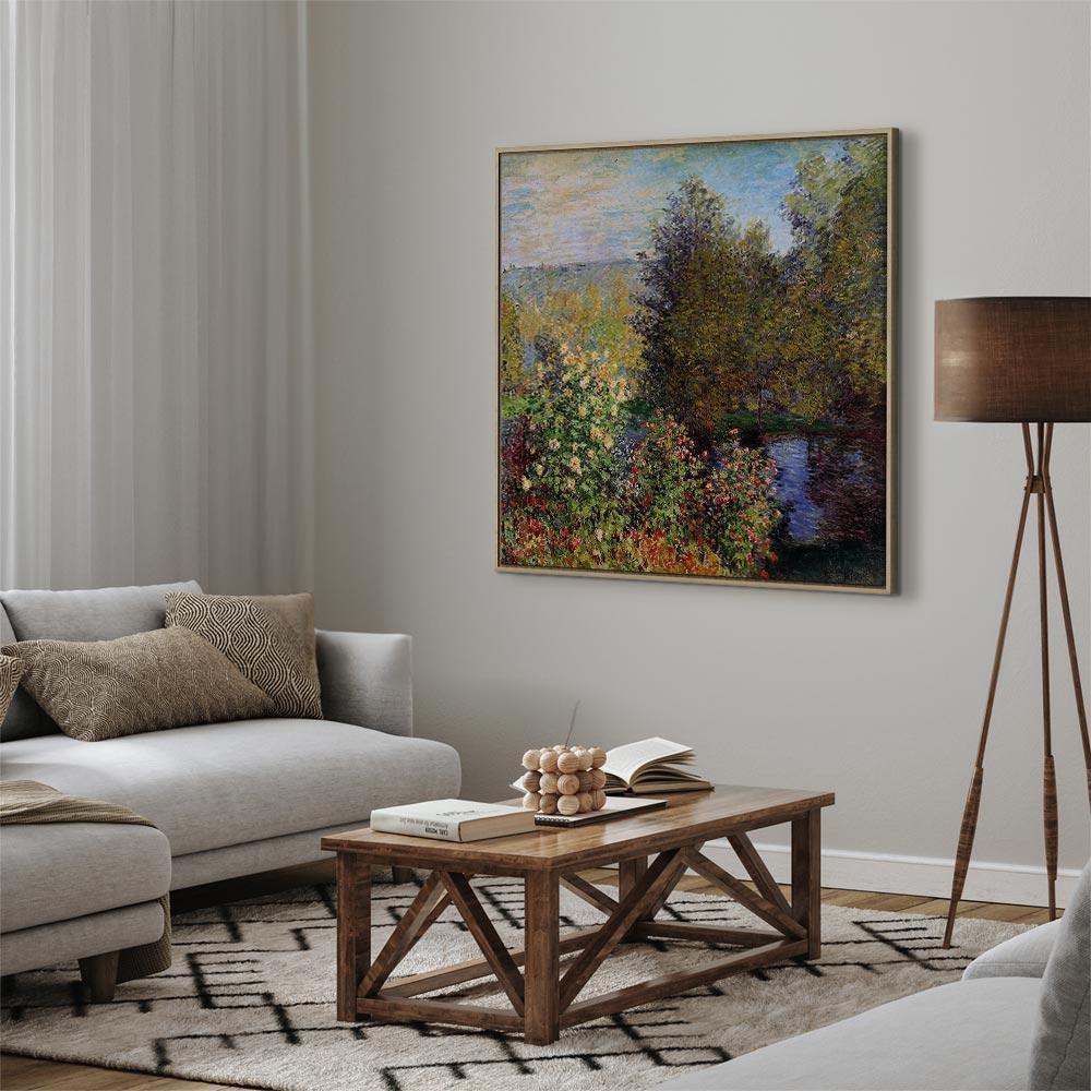 Obraz - Claude Monet – Kącik ogrodowy w Montgeron