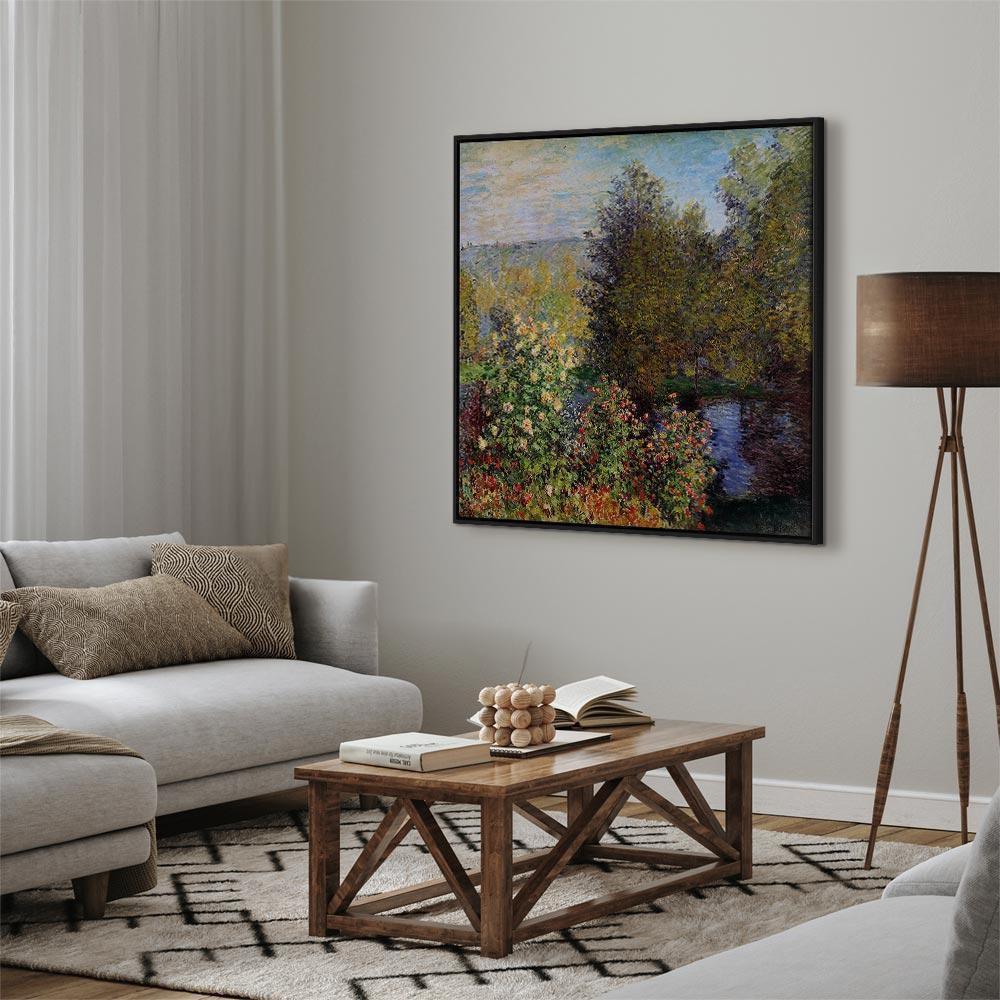 Obraz - Claude Monet – Kącik ogrodowy w Montgeron