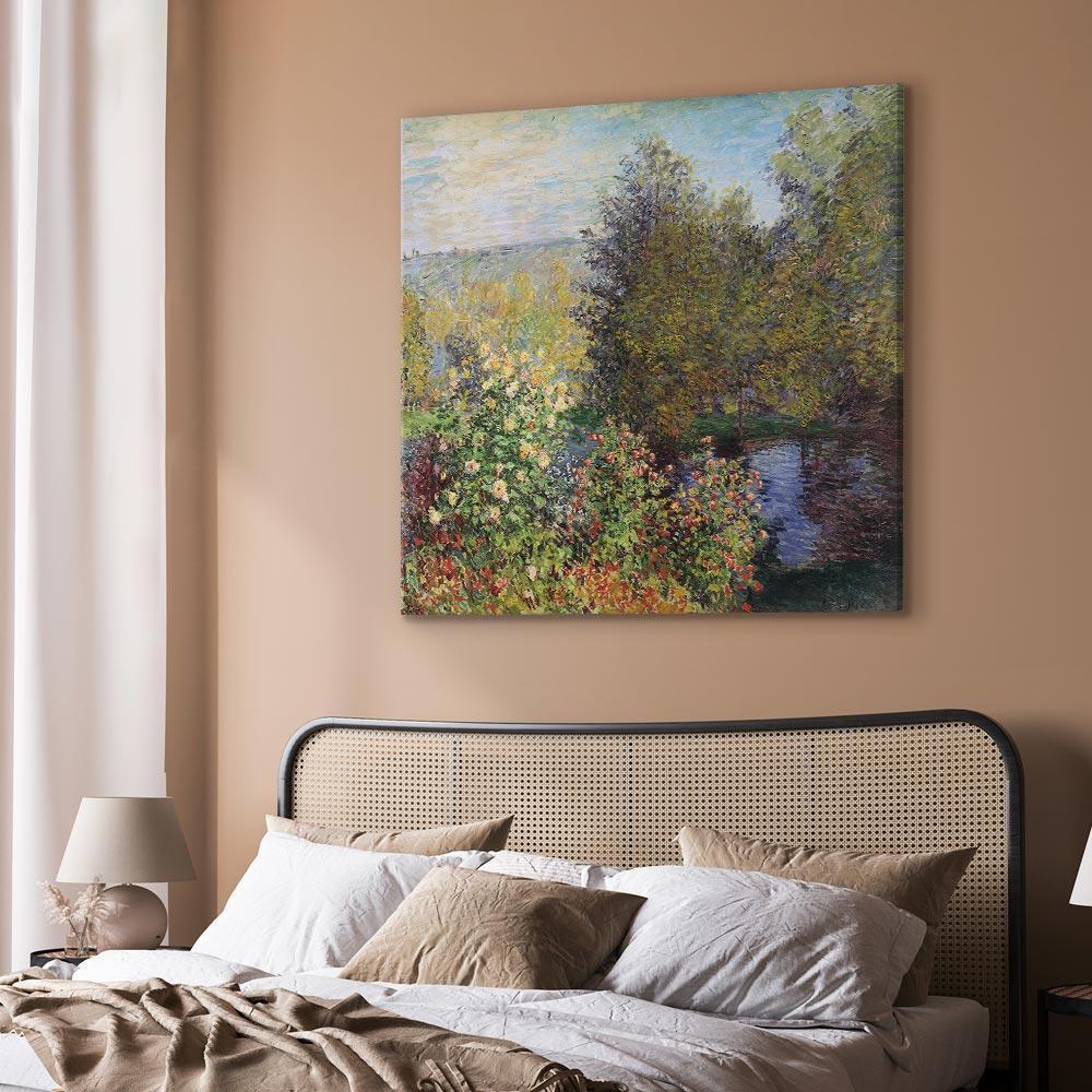 Obraz - Claude Monet – Kącik ogrodowy w Montgeron