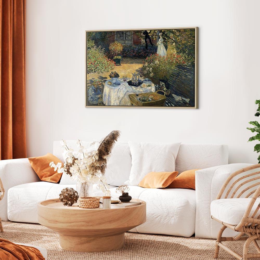 Obraz - Claude Monet – Obiad (ogród w Argenteuil)