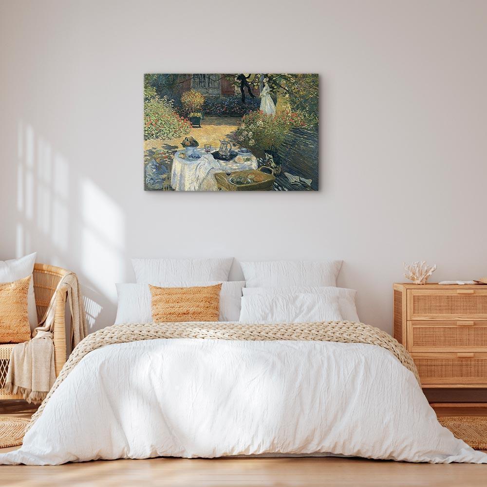 Obraz - Claude Monet – Obiad (ogród w Argenteuil)