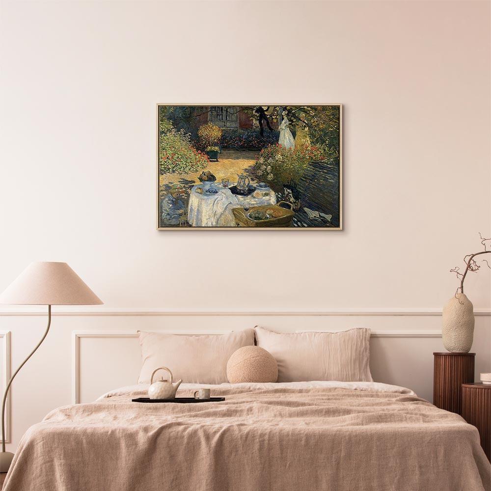 Obraz - Claude Monet – Obiad (ogród w Argenteuil)