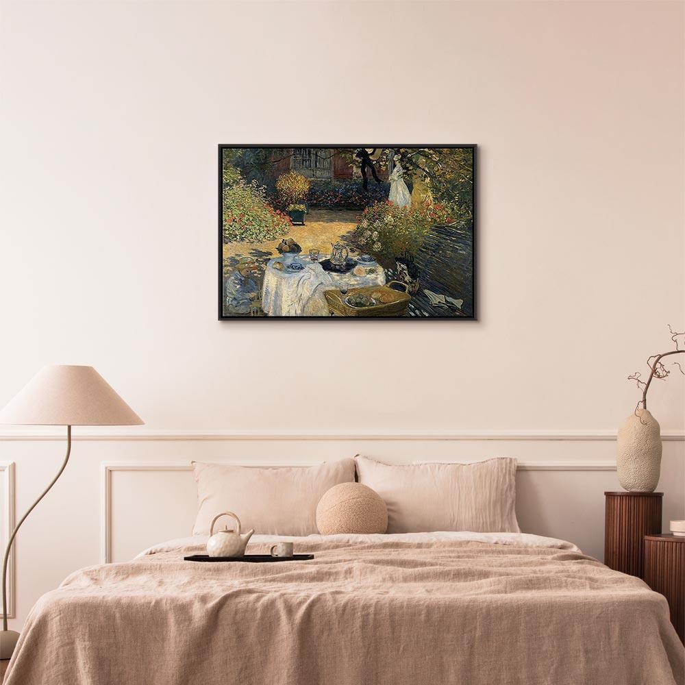 Obraz - Claude Monet – Obiad (ogród w Argenteuil)