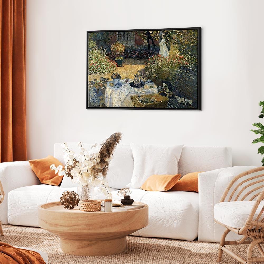 Obraz - Claude Monet – Obiad (ogród w Argenteuil)