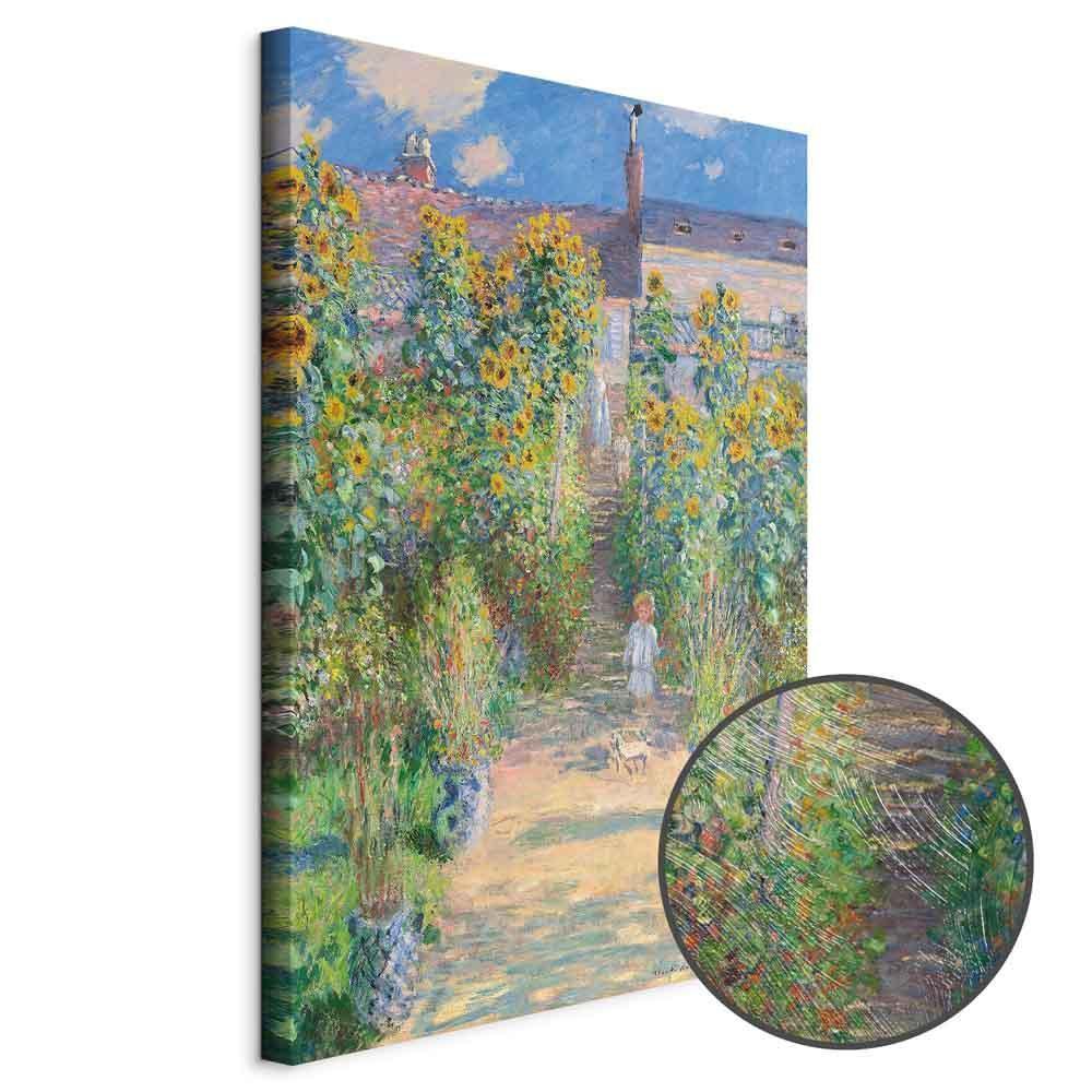 Obraz - Claude Monet – Ogród Moneta w Vétheuil