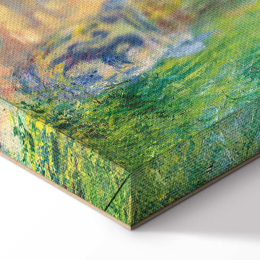 Obraz - Claude Monet – Ogród Moneta w Vétheuil