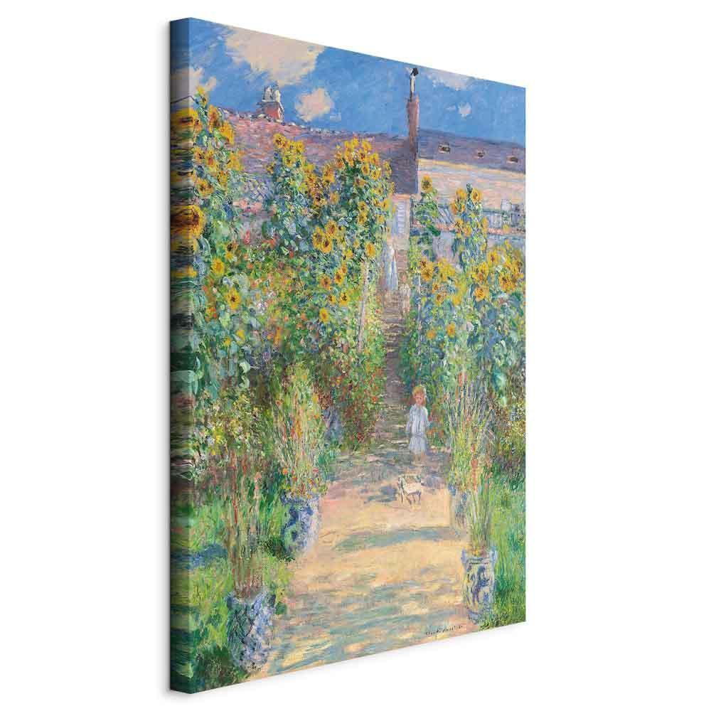 Obraz - Claude Monet – Ogród Moneta w Vétheuil