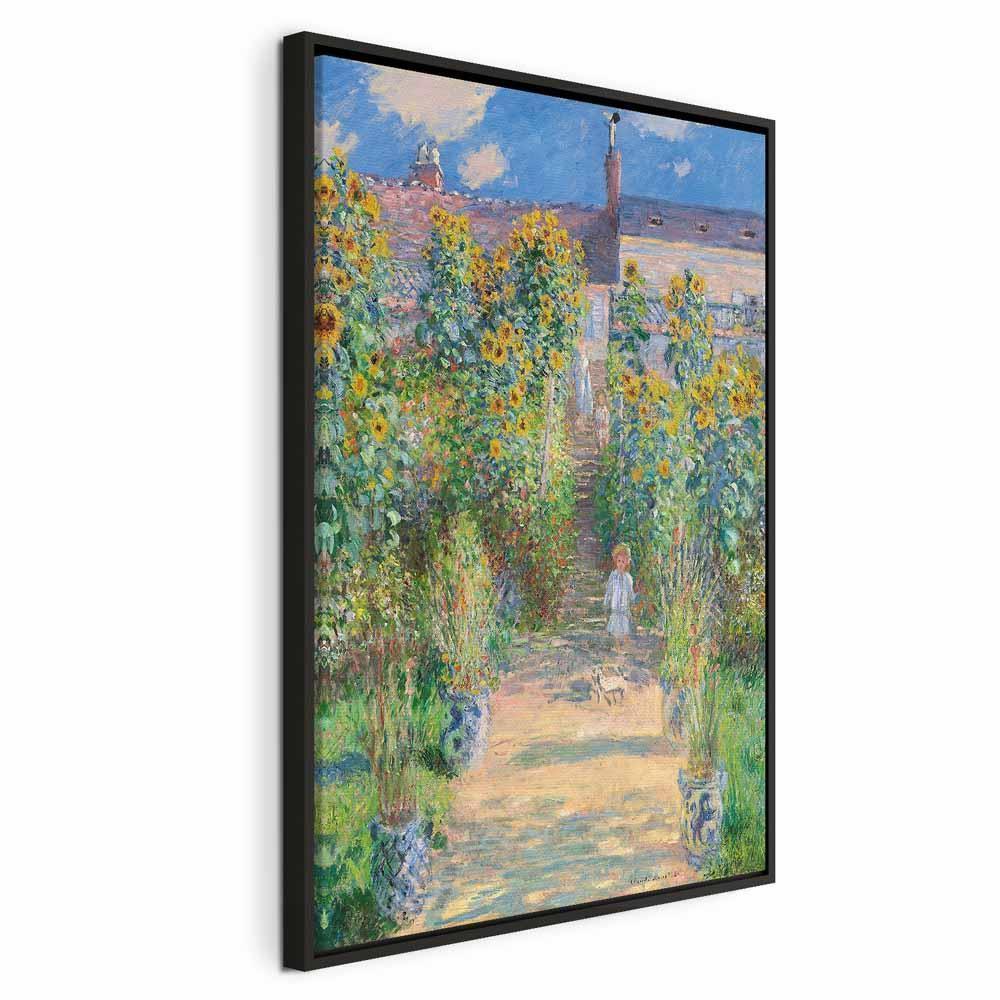 Obraz - Claude Monet – Ogród Moneta w Vétheuil