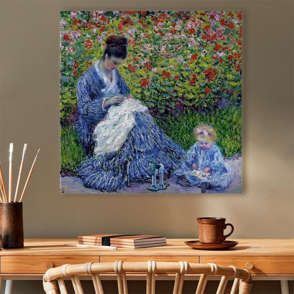 Obraz - Claude Monet – Pani Monet i dziecko