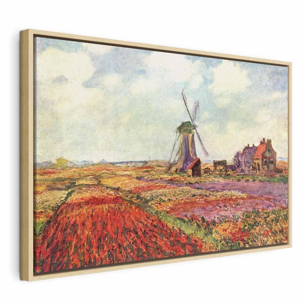 Obraz - Claude Monet – Pola tulipanów i wiatrak w Rijnsburg