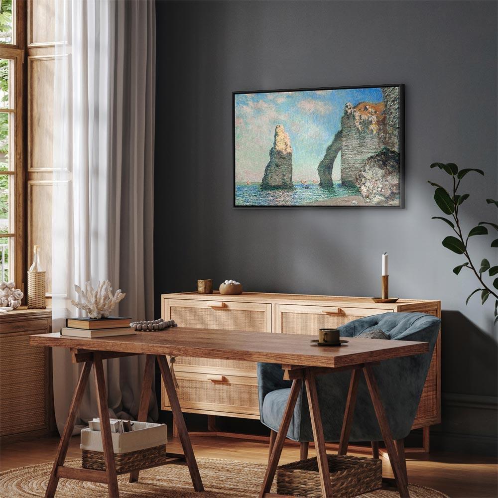 Obraz - Claude Monet – Skały w Étretat