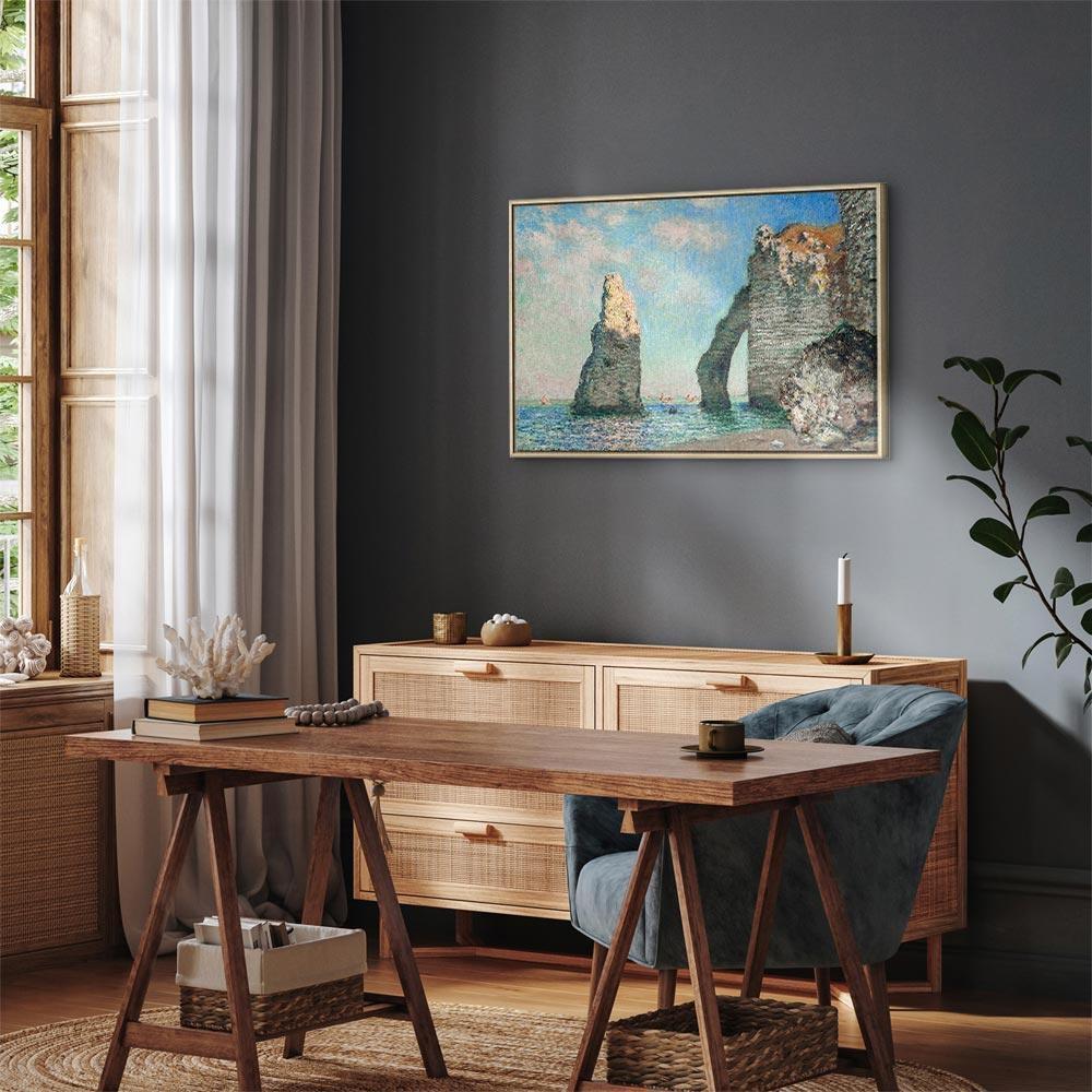 Obraz - Claude Monet – Skały w Étretat