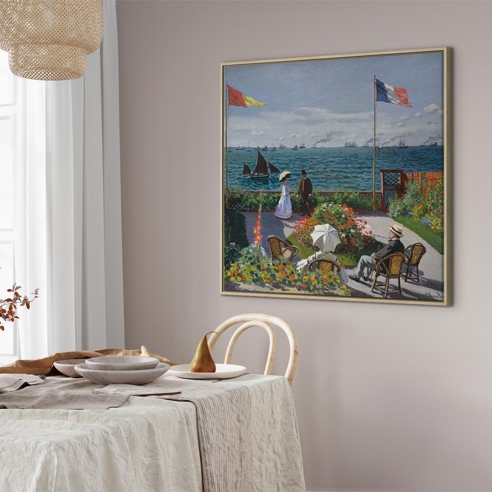 Obraz - Claude Monet – Taras w Sainte-Adresse