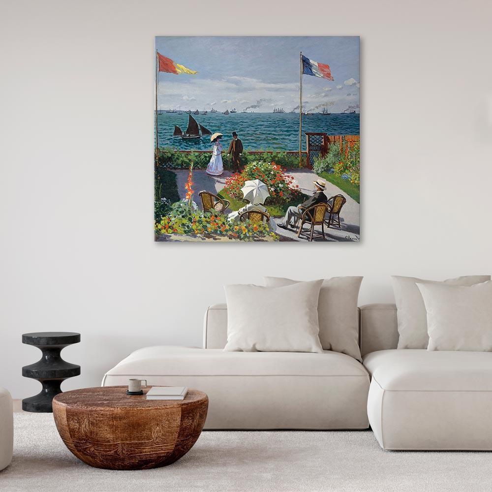 Obraz - Claude Monet – Taras w Sainte-Adresse