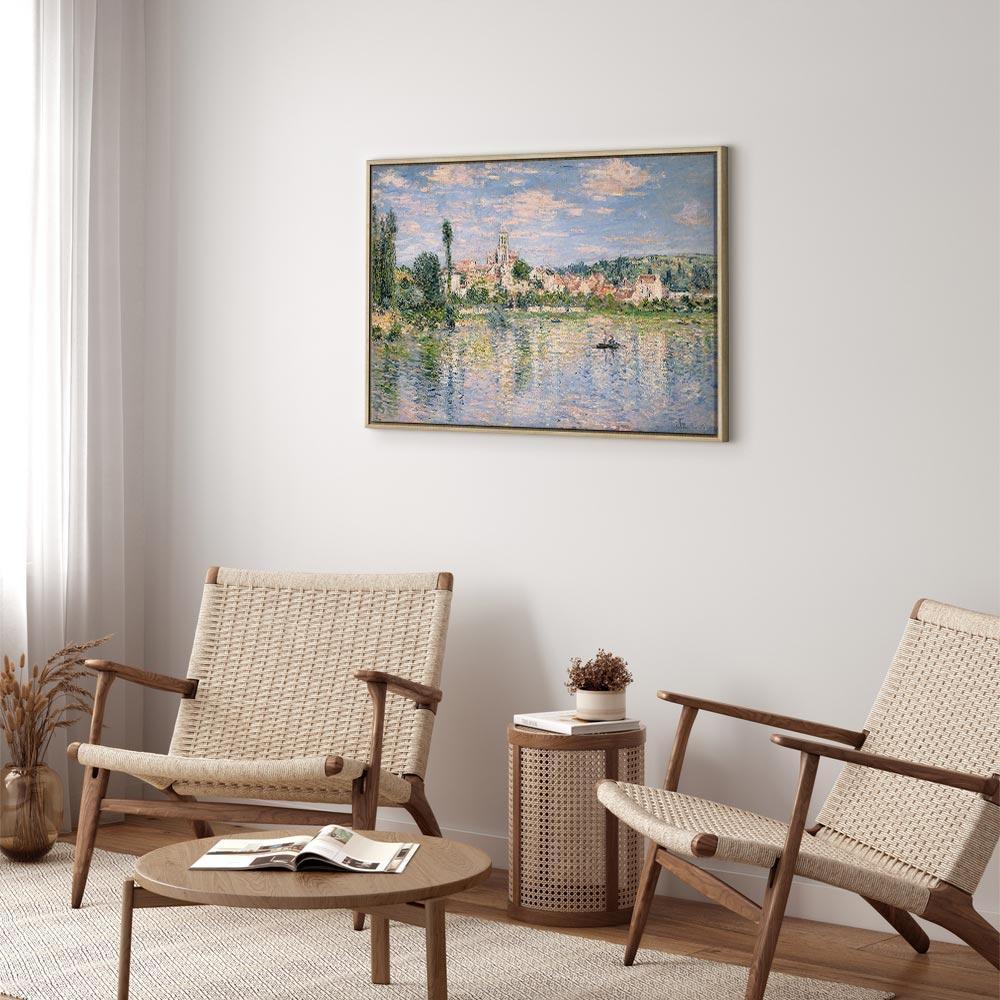 Obraz - Claude Monet – Widok na Vétheuil latem