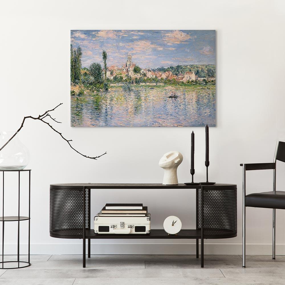 Obraz - Claude Monet – Widok na Vétheuil latem