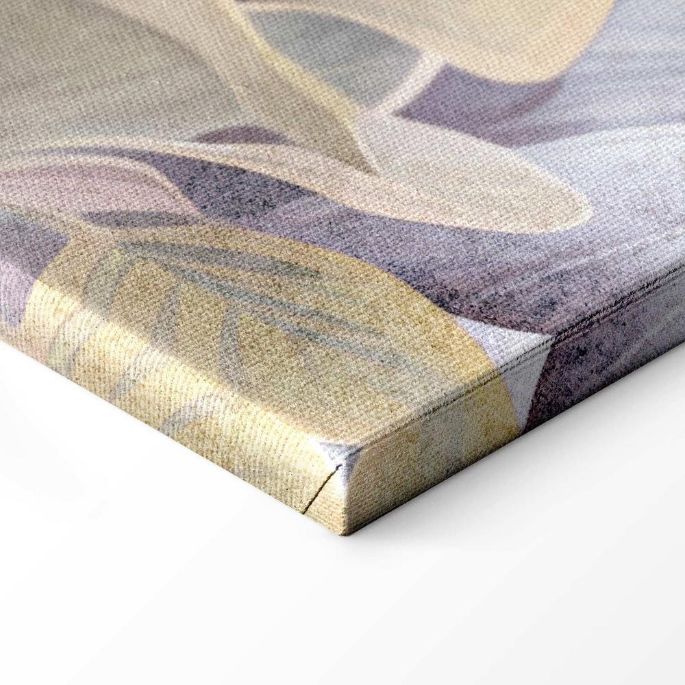 Obraz - Czapla brodząca w stawie - ilustracja w jasnej kolorystyce