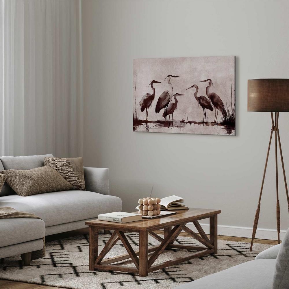 Obraz - Czaple malowane tuszem