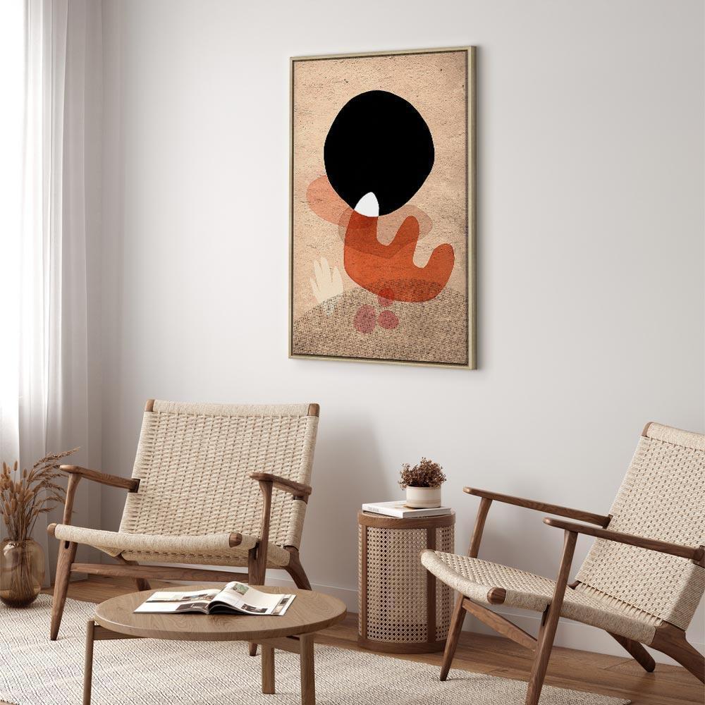 Obraz - Czarny kamień (1-częściowy) pionowy