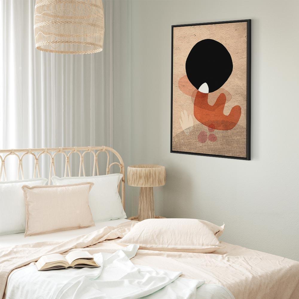 Obraz - Czarny kamień (1-częściowy) pionowy