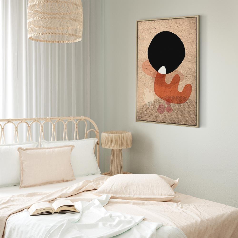 Obraz - Czarny kamień (1-częściowy) pionowy