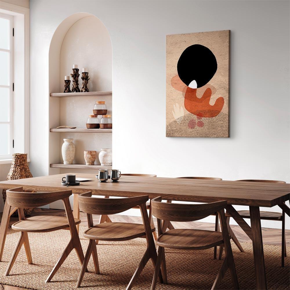 Obraz - Czarny kamień (1-częściowy) pionowy