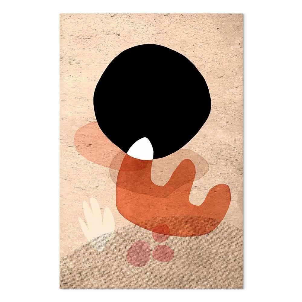 Obraz - Czarny kamień (1-częściowy) pionowy