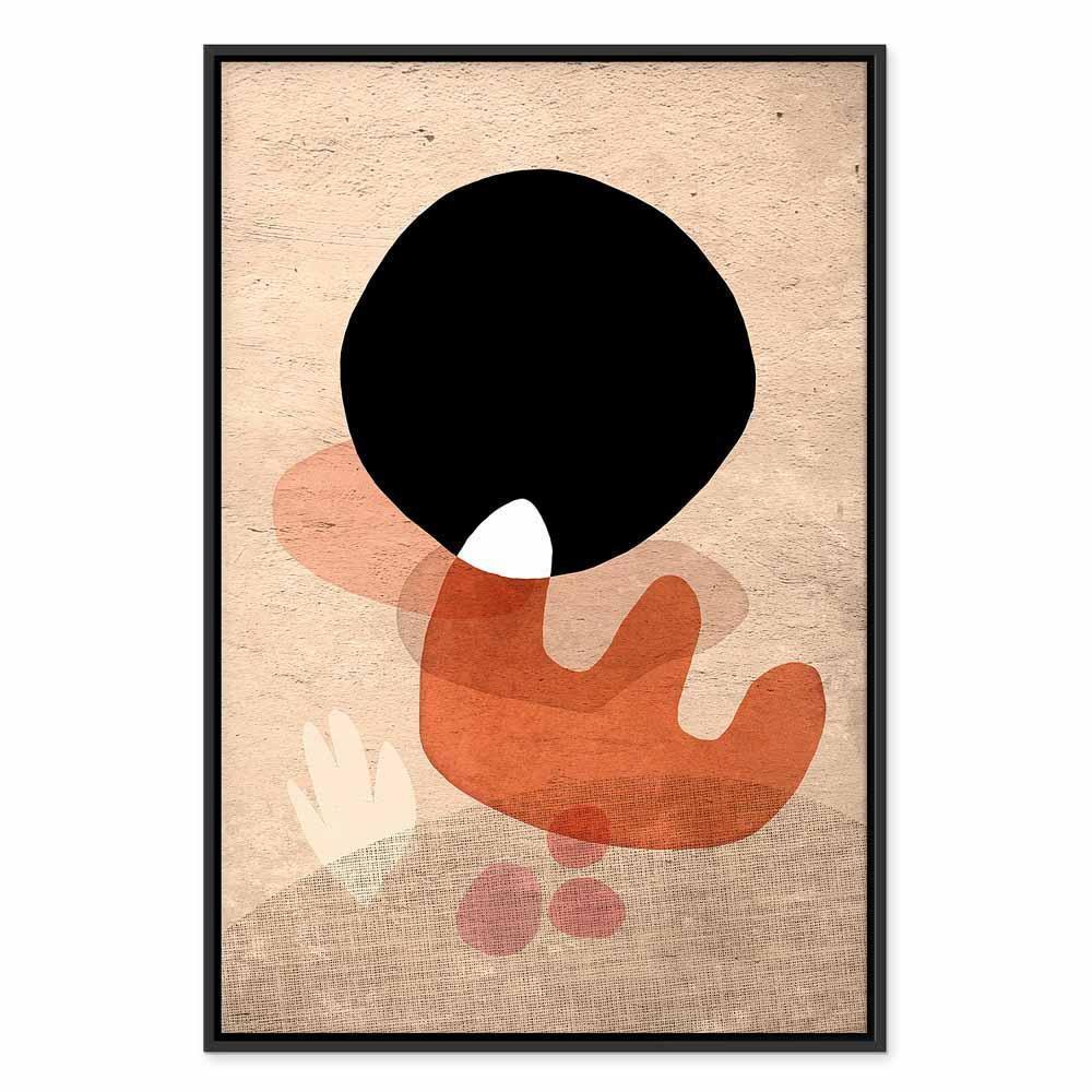 Obraz - Czarny kamień (1-częściowy) pionowy