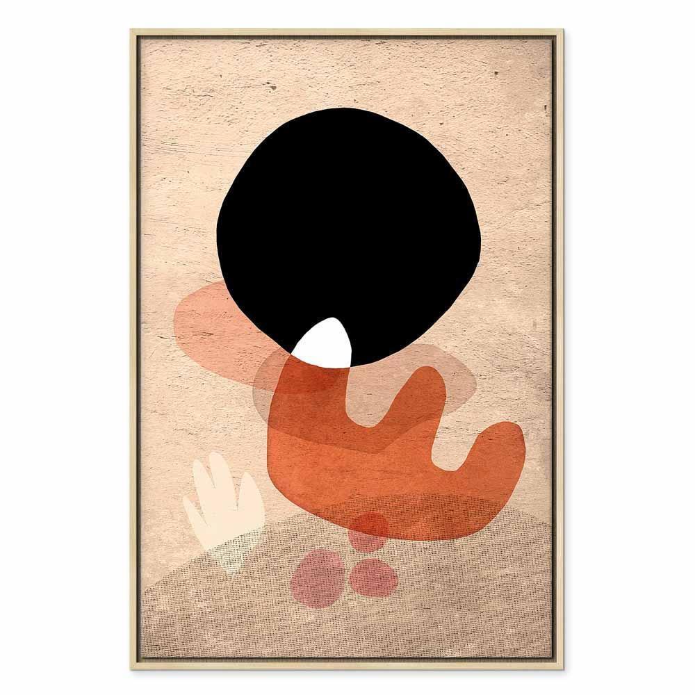 Obraz - Czarny kamień (1-częściowy) pionowy