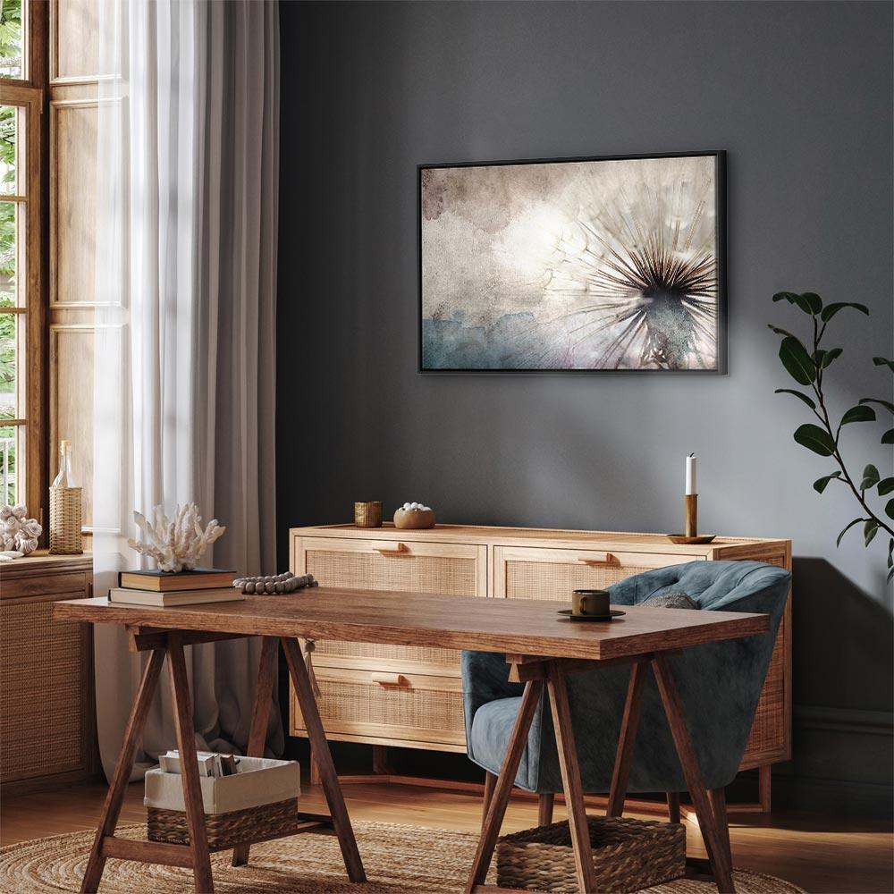 Obraz - Dmuchawce w chmurach (1-częściowy) szeroki