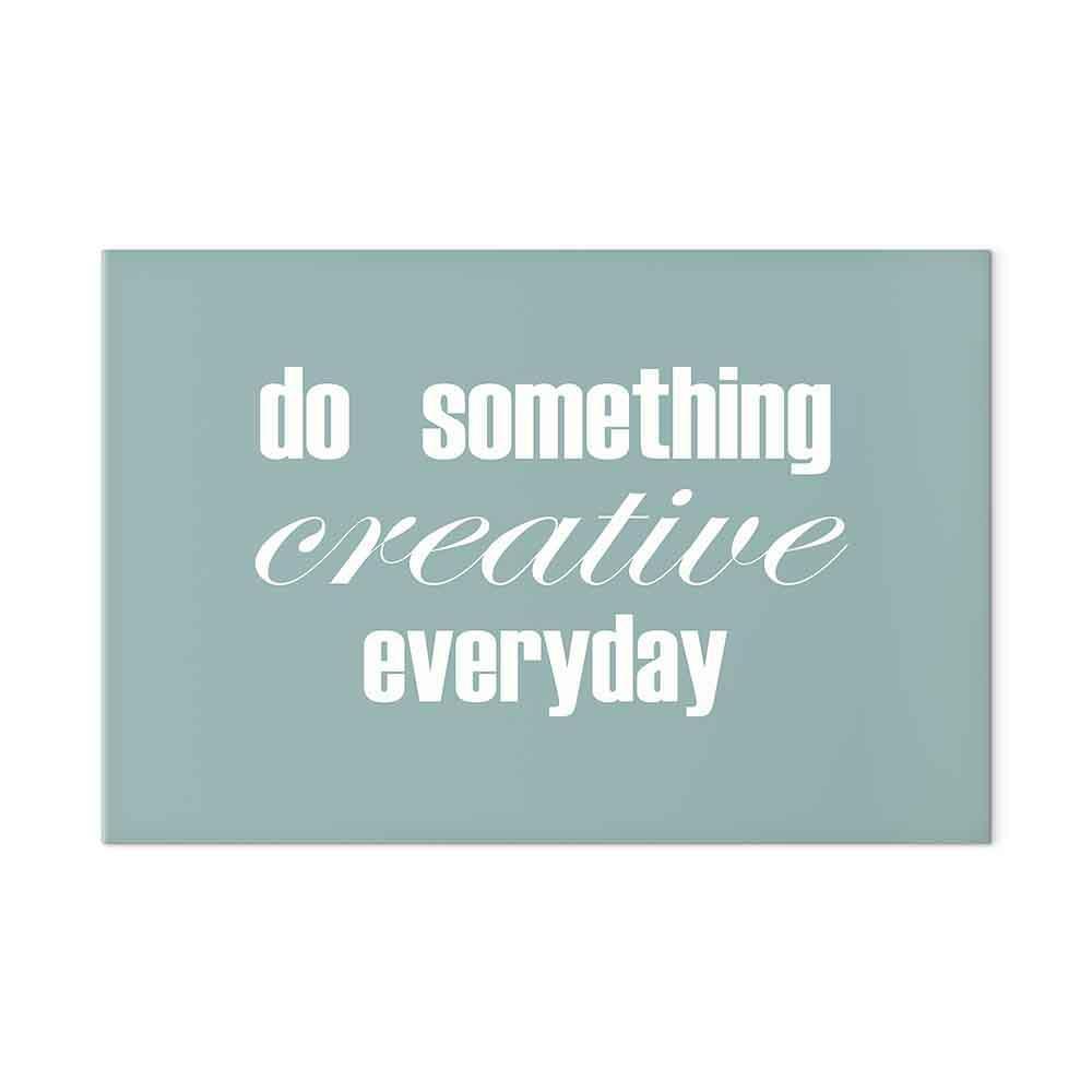 Obraz - Do Something Creative Everyday (1-częściowy) szeroki
