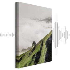 Obraz - Drzewo nad chmurami (1-częściowy) pionowy