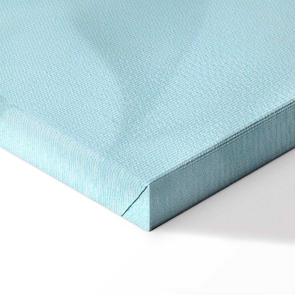 Obraz - Duże liście w odcieniach zielono-miętowych: motyw botaniczny