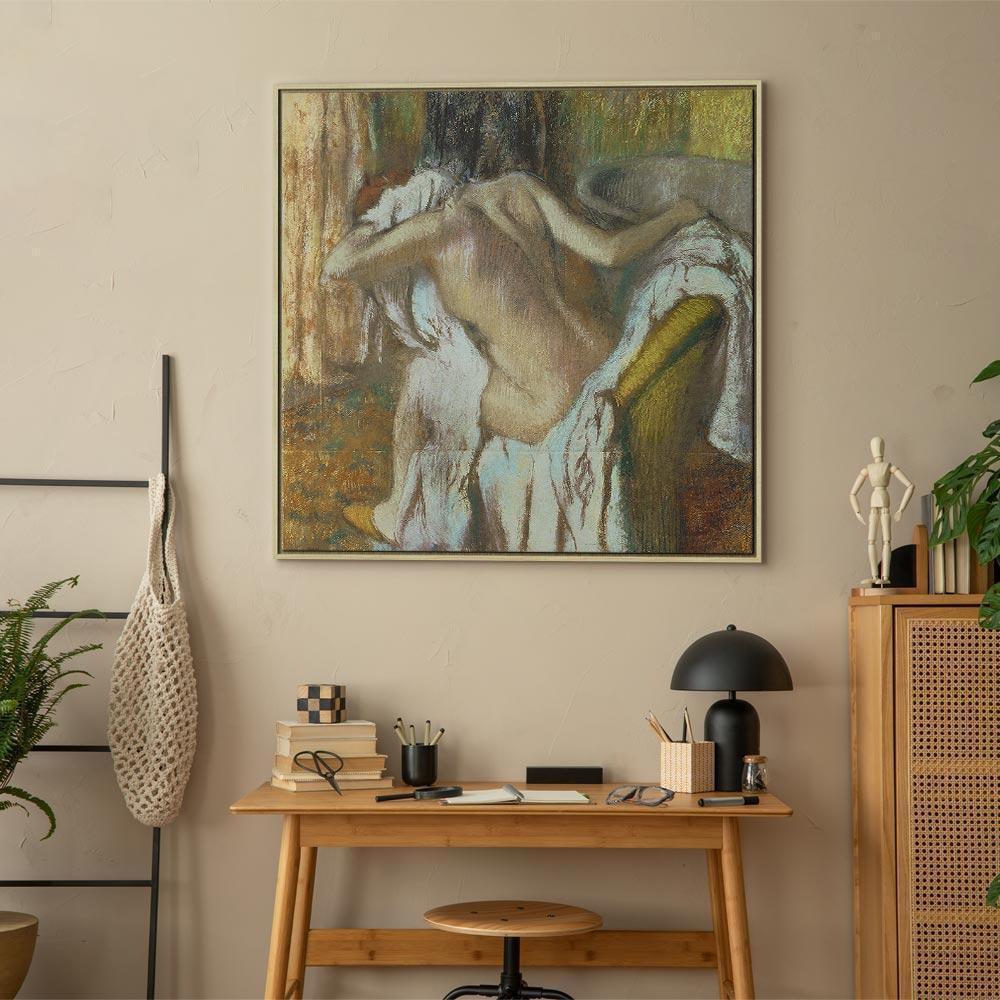 Obraz - Edgar Degas – Dziewczyna wycierająca się