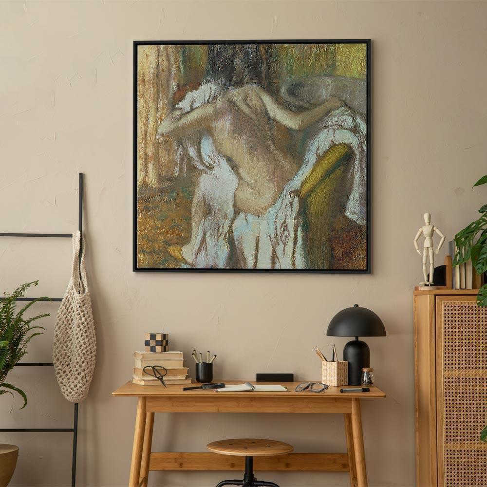 Obraz - Edgar Degas – Dziewczyna wycierająca się