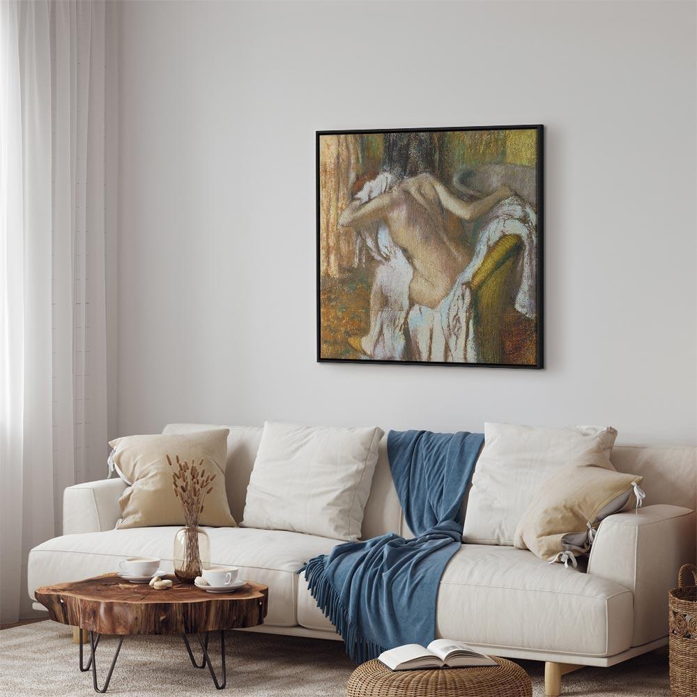 Obraz - Edgar Degas – Dziewczyna wycierająca się