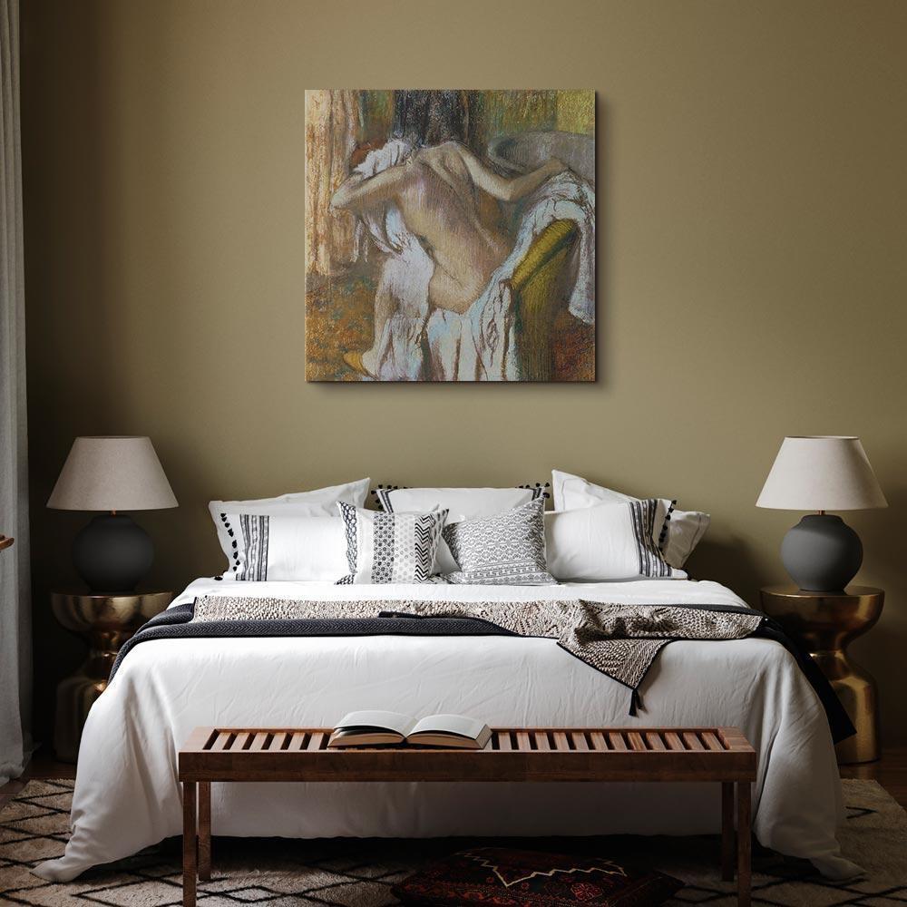 Obraz - Edgar Degas – Dziewczyna wycierająca się