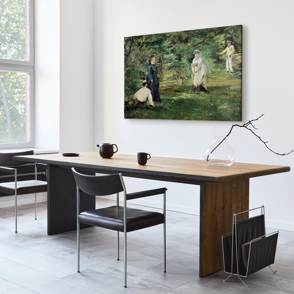Obraz - Edouard Manet – Gra w krokieta w Paryżu