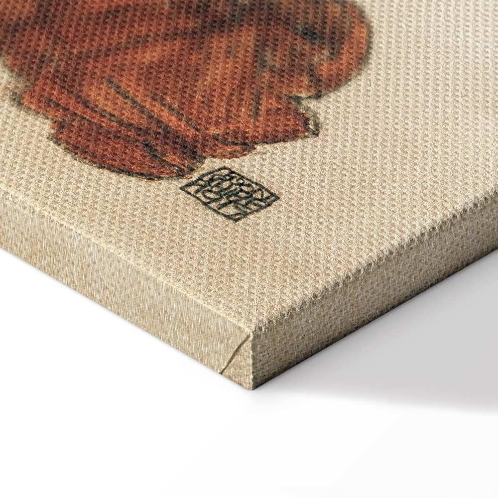 Obraz - Egon Schiele – Liegender Akt mit gelbem Handtuch