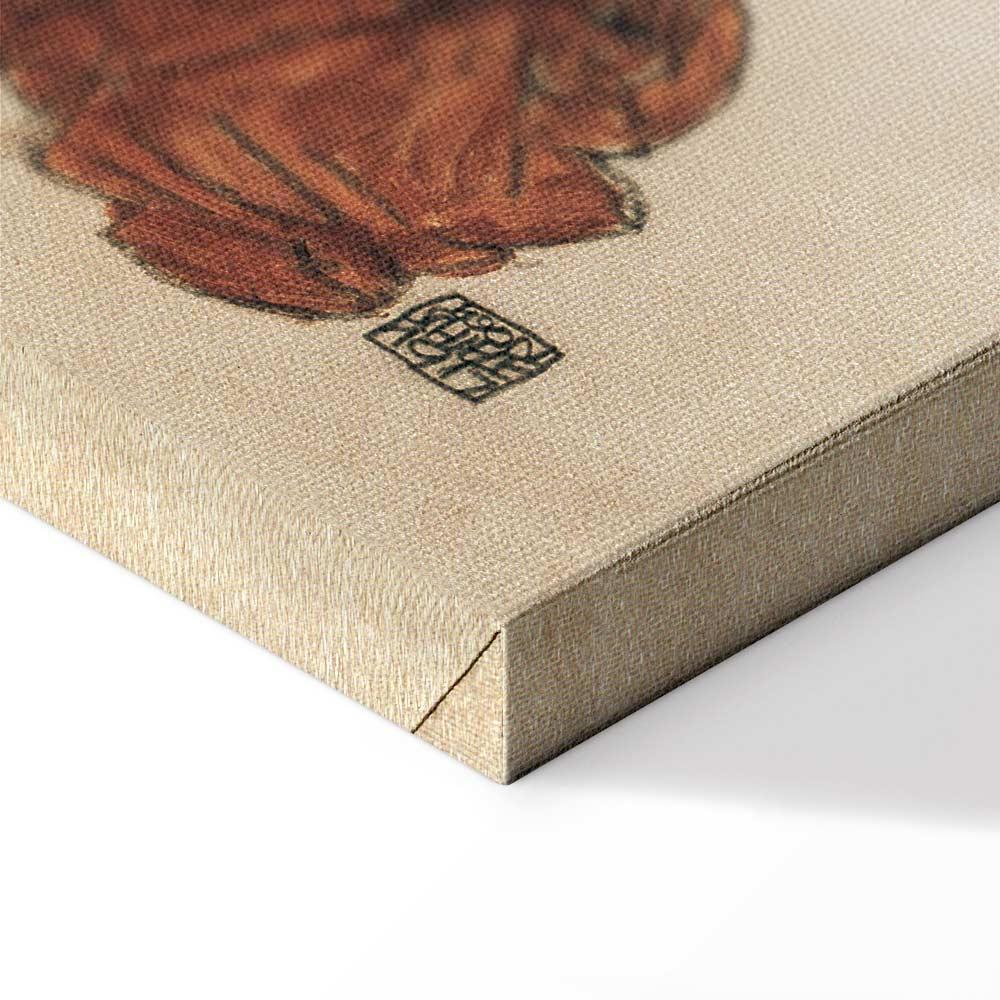 Obraz - Egon Schiele – Liegender Akt mit gelbem Handtuch