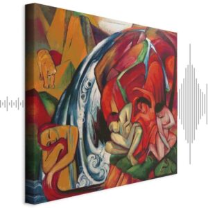 Obraz - Franz Marc – Wodospad (Kobiety pod wodospadem)