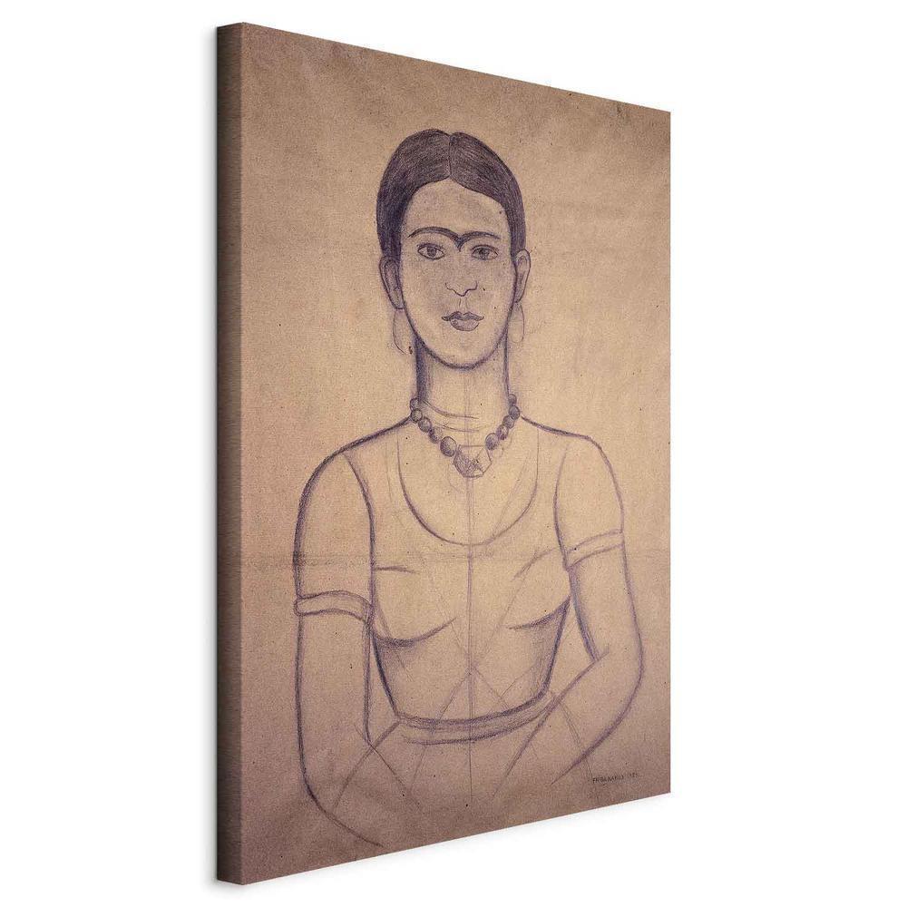 Obraz - Frida Kahlo – Autoportret, 1929 (rysunek)