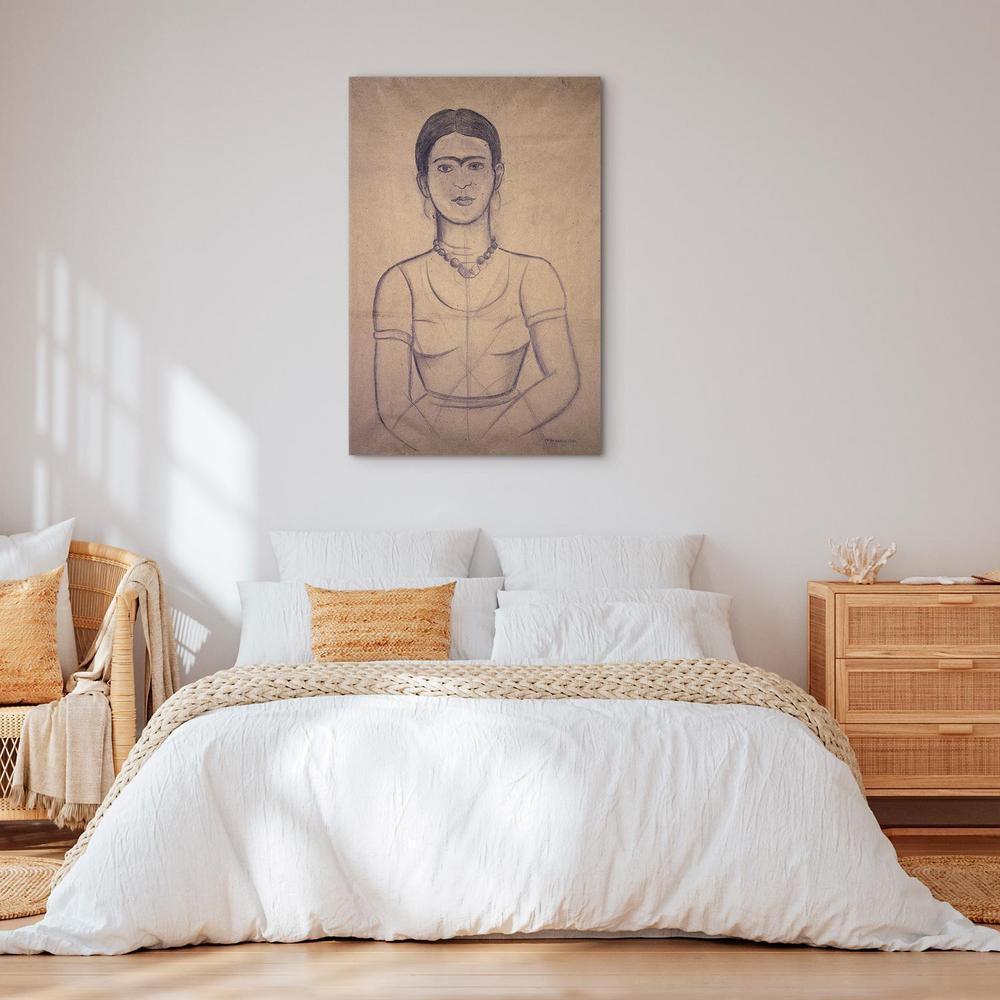 Obraz - Frida Kahlo – Autoportret, 1929 (rysunek)