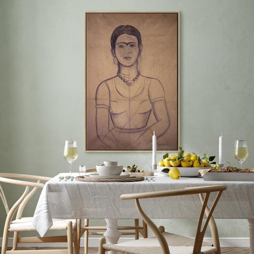 Obraz - Frida Kahlo – Autoportret, 1929 (rysunek)