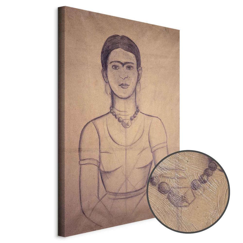 Obraz - Frida Kahlo – Autoportret, 1929 (rysunek)