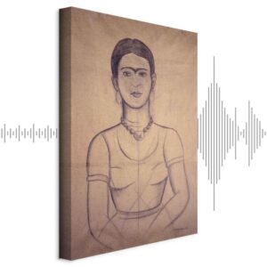 Obraz - Frida Kahlo – Autoportret, 1929 (rysunek)