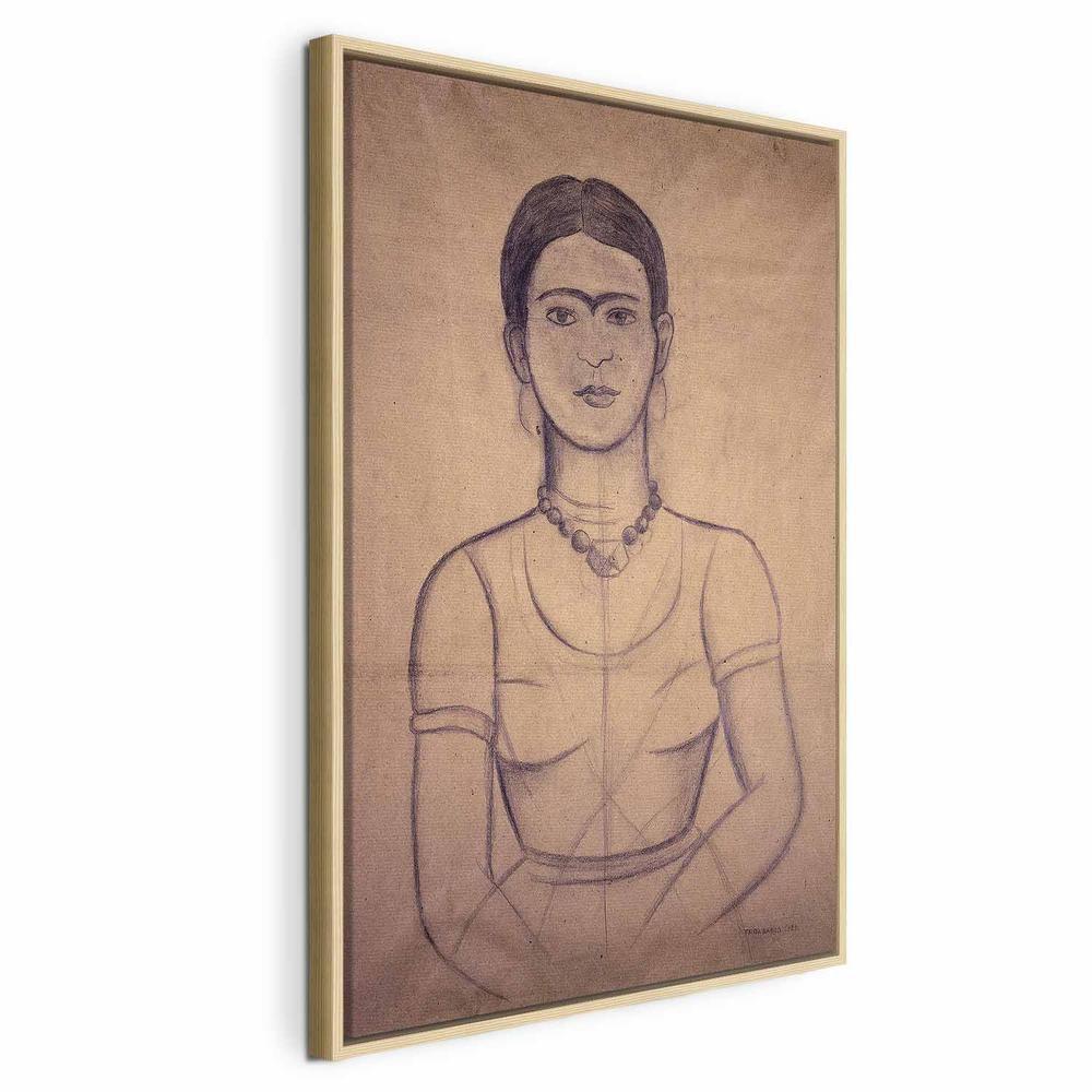 Obraz - Frida Kahlo – Autoportret, 1929 (rysunek)