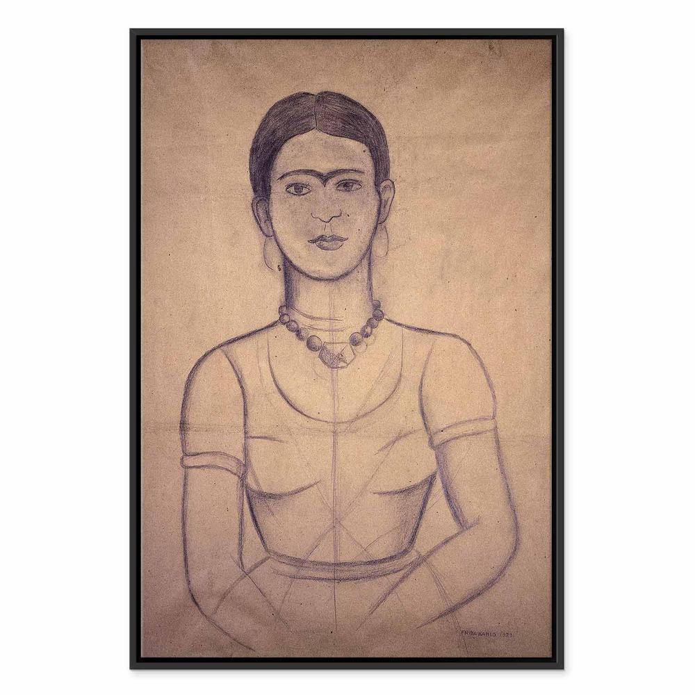 Obraz - Frida Kahlo – Autoportret, 1929 (rysunek)