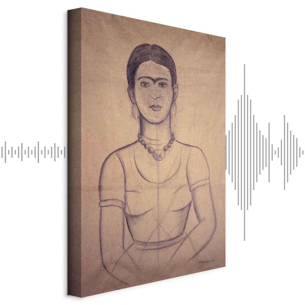 Obraz - Frida Kahlo – Autoportret, 1929 (rysunek)