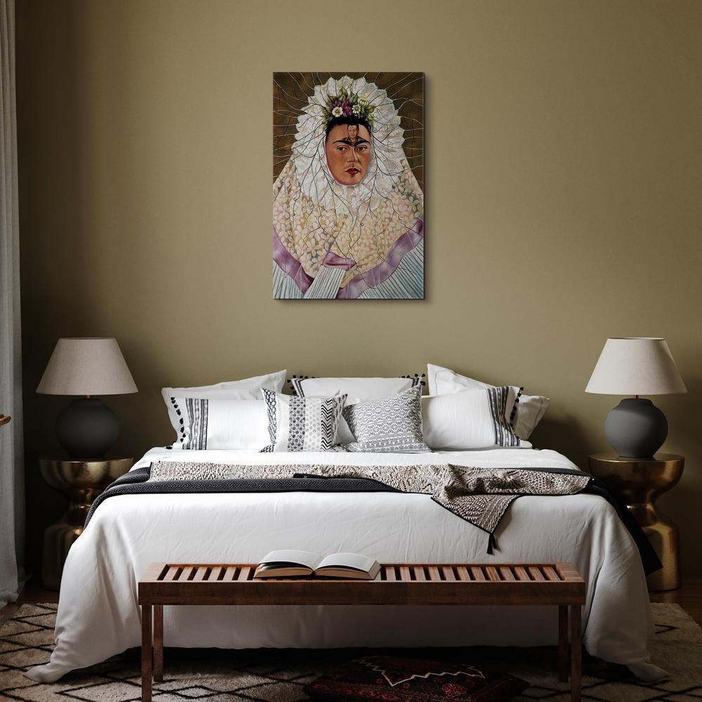 Obraz - Frida Kahlo – Autoportret jako Tehuana (Diego w moich myślach)